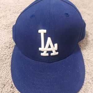 Used LA Dodgers New Era 59 Fifty Baseball Cap